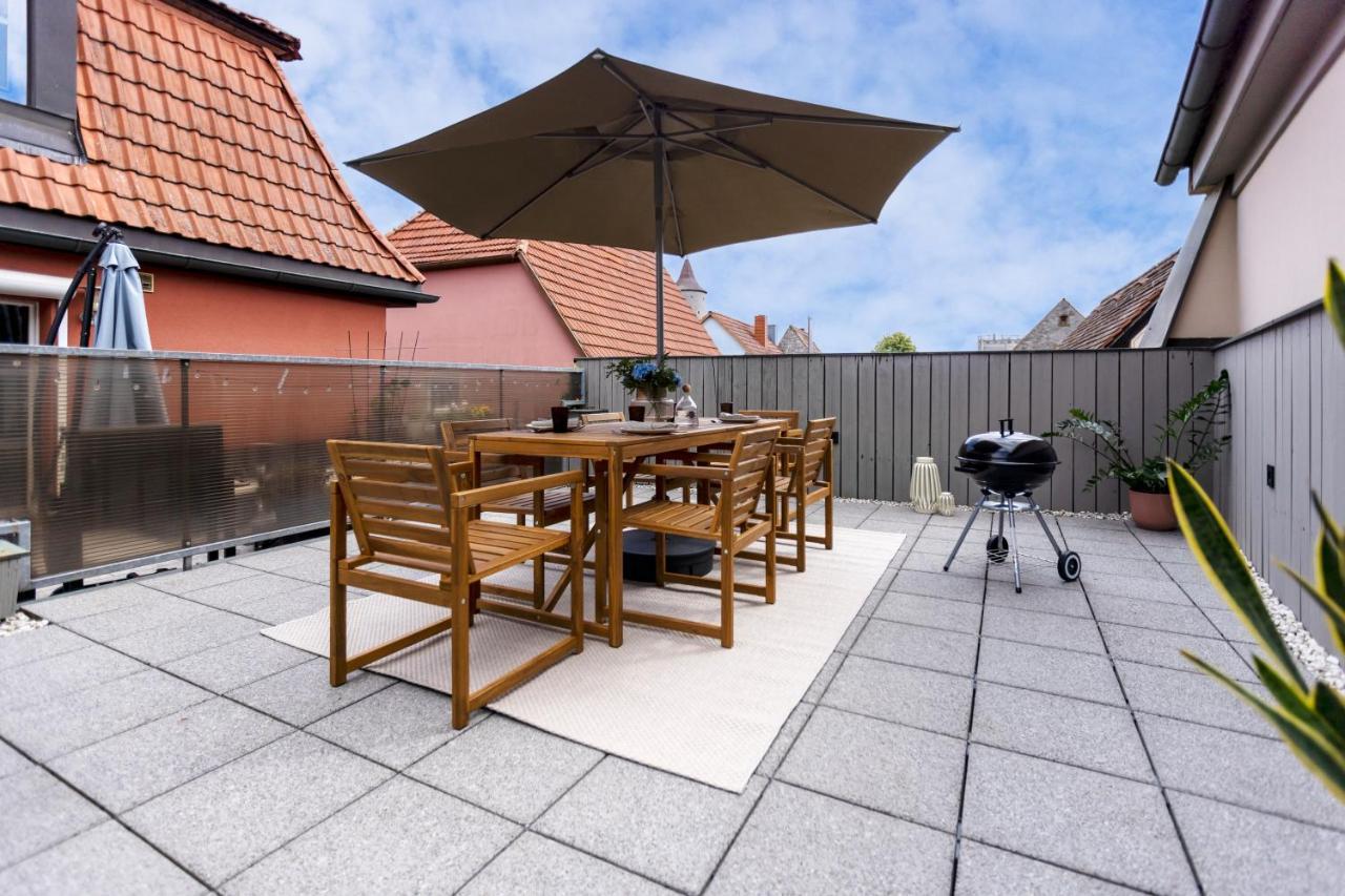 Fewos Am Main Mit Dachterrasse Zur Gemeinschaftlichen Nutzung Aller Apartments & Fahrradgarage - By Homekeepers Ochsenfurt Exterior photo