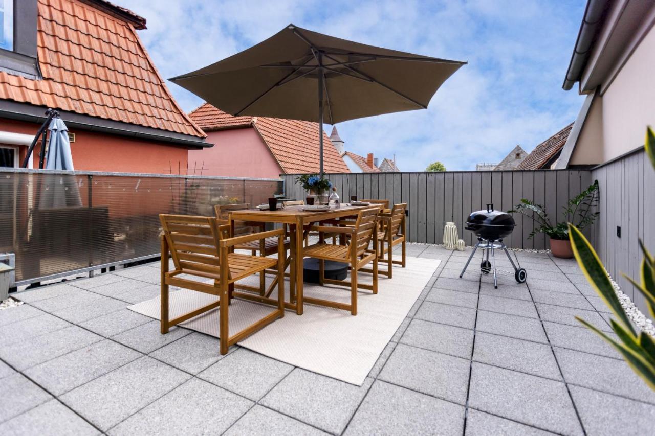 Homie Stay Badgasse - Fewos Am Main Mit Dachterrasse & Fahrradgarage Ochsenfurt Exterior photo